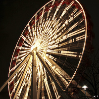 Buy canvas prints of Ferris Wheel by Matthew Bates