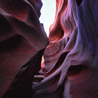 Buy canvas prints of  Antelope Canyon Interior by Matthew Bates