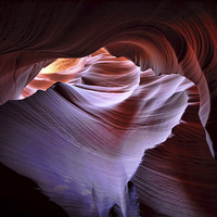 Buy canvas prints of The Incredible Antelope Canyon by Matthew Bates