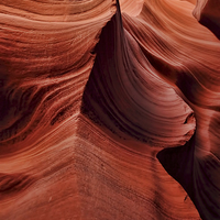 Buy canvas prints of Antelope Canyon Ridges by Matthew Bates