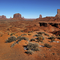 Buy canvas prints of Monument Valley Landscape by Matthew Bates