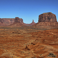 Buy canvas prints of Monument Valley Plains by Matthew Bates