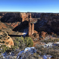 Buy canvas prints of  Spider Rock, Canyon de Chelly by Matthew Bates