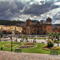 Buy canvas prints of Cuzco Centre by Matthew Bates