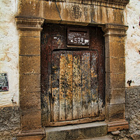 Buy canvas prints of Old doorway by Matthew Bates