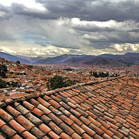 Buy canvas prints of Cuzco view by Matthew Bates