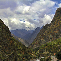 Buy canvas prints of Where the Inca Trail begins by Matthew Bates
