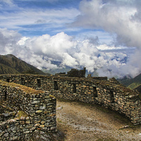 Buy canvas prints of Ancient Inca ruins by Matthew Bates