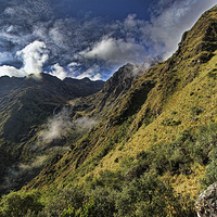 Buy canvas prints of Deep in the Andes by Matthew Bates