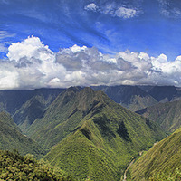 Buy canvas prints of Andean panorama by Matthew Bates
