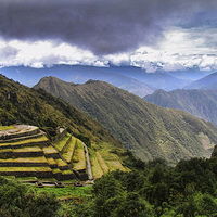 Buy canvas prints of  Inca ruins by Matthew Bates