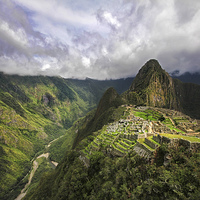 Buy canvas prints of Historic Machu Picchu  by Matthew Bates