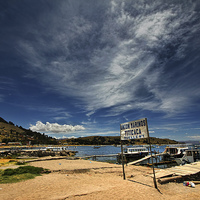 Buy canvas prints of  Shores of Titicaca by Matthew Bates