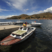 Buy canvas prints of Titicaca crossing by Matthew Bates