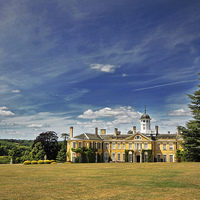 Buy canvas prints of Polesden Lacey front garden by Matthew Bates