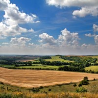 Buy canvas prints of Hampshire Countryside by Matthew Bates