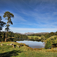 Buy canvas prints of Loughrigg Tarn by Matthew Bates