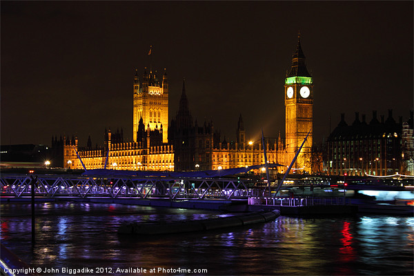Houses of Parliament Picture Board by John Biggadike