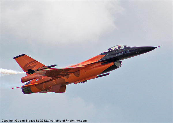 Dutch F16 Fighter 2 Picture Board by John Biggadike