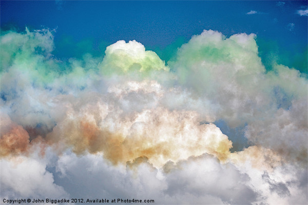 Colourful Clouds Picture Board by John Biggadike