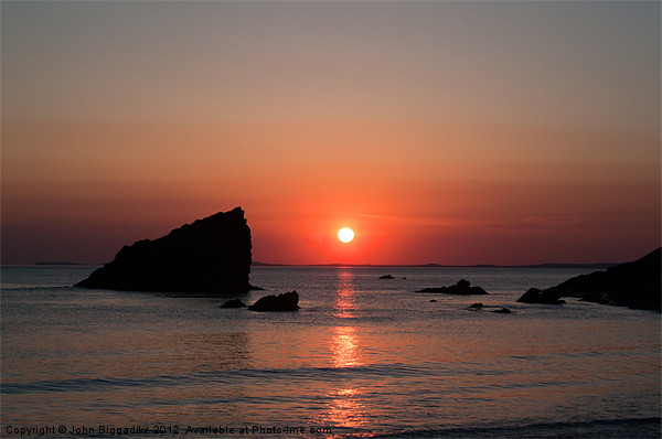 Pembrokeshire Sunset 5 Picture Board by John Biggadike