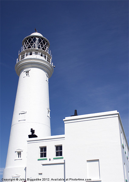 Flamborough Lighthouse Picture Board by John Biggadike