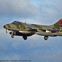 Buy canvas prints of Hawker Hunter by John Biggadike