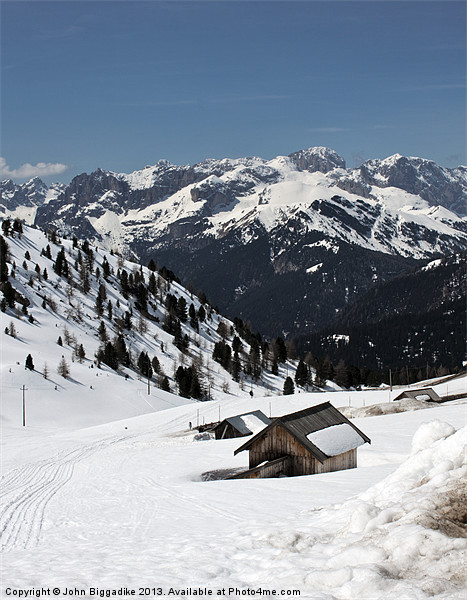 Dolomite Vista Picture Board by John Biggadike