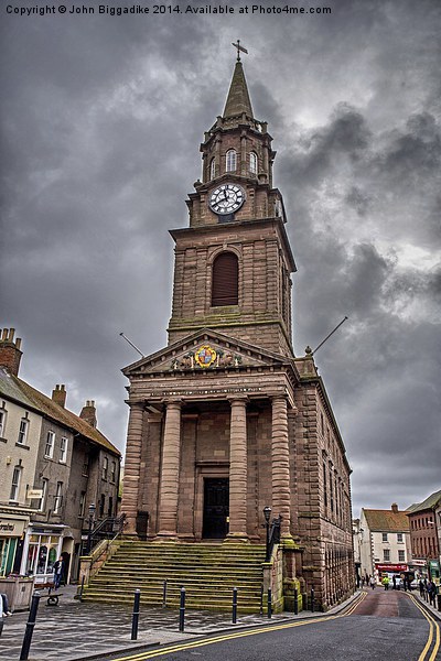  Berwick Town Hall Picture Board by John Biggadike