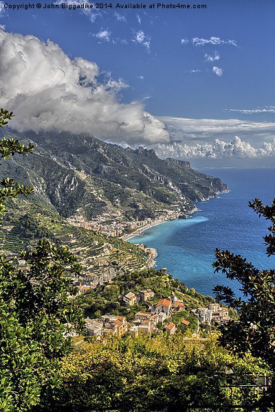  Amalfi Coast Picture Board by John Biggadike