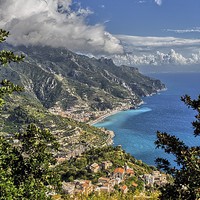Buy canvas prints of  Amalfi Coast by John Biggadike