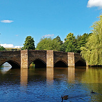 Buy canvas prints of Bakewell Bridge by John Biggadike