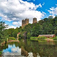 Buy canvas prints of Durham Castle by John Biggadike