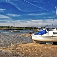 Buy canvas prints of Alnmouth estuary by John Biggadike