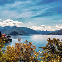 Buy canvas prints of Lake Como from Ravenna by John Biggadike