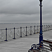Buy canvas prints of Post On The Pier by Jules Camfield