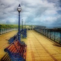 Buy canvas prints of Swanage Pier by Jules Camfield