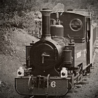 Buy canvas prints of Longleats Steam Train by Jules Camfield
