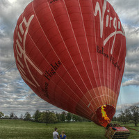 Buy canvas prints of HDR  Hot Air Balloon by Daniel Gray