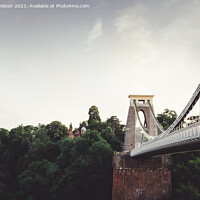 Buy canvas prints of Clifton Bridge Bristol by Dan Davidson