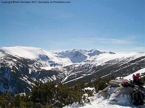 Rila Mountains in Winter Picture Board by Dan Davidson