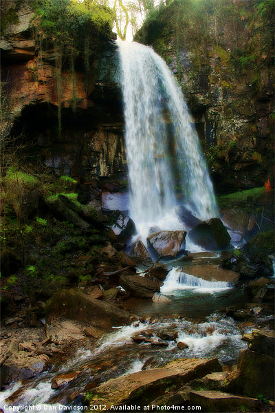 Waterfall Orton Style Picture Board by Dan Davidson