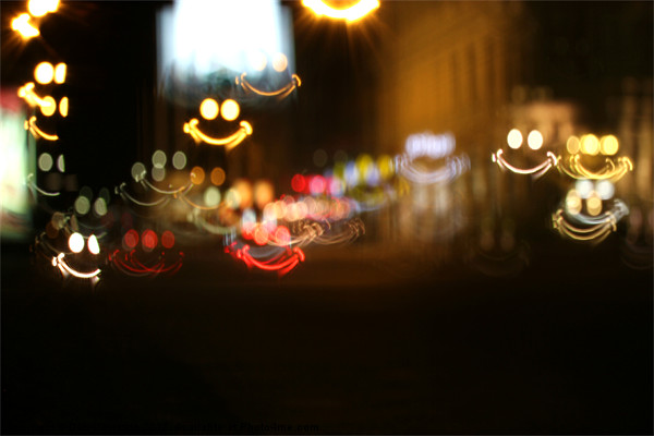 Checkpoint Charlie Berlin Bokeh Abstract Picture Board by Dan Davidson