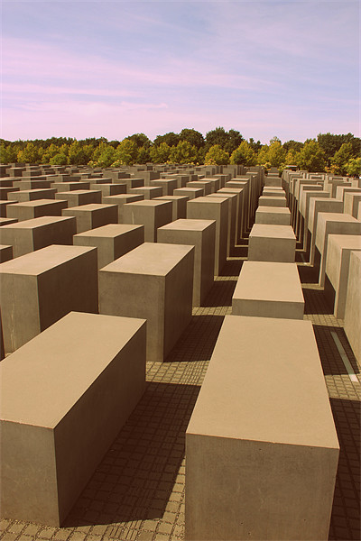 Holocaust Memorial Berlin Picture Board by Dan Davidson