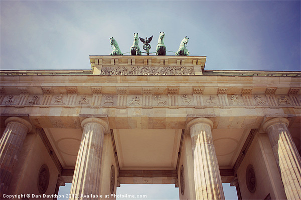 Tor Brandenburg Gate Picture Board by Dan Davidson