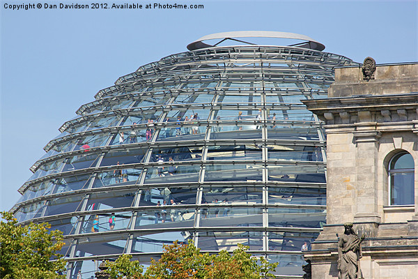Reichstag Building Berlin Germany Picture Board by Dan Davidson