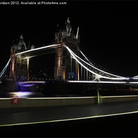 Buy canvas prints of Tower Bridge London Fractal by Dan Davidson