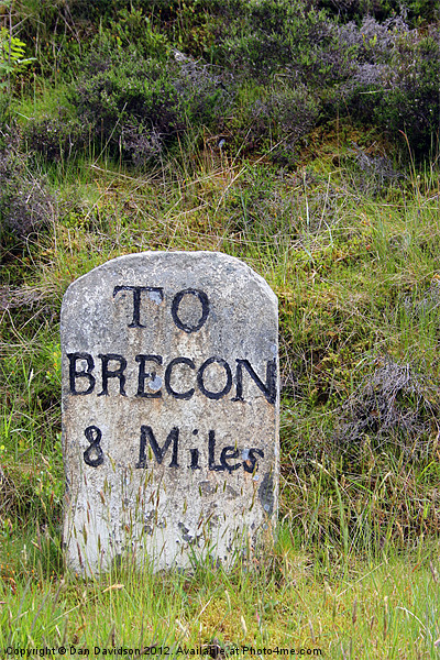 Brecon 8 Miles Picture Board by Dan Davidson