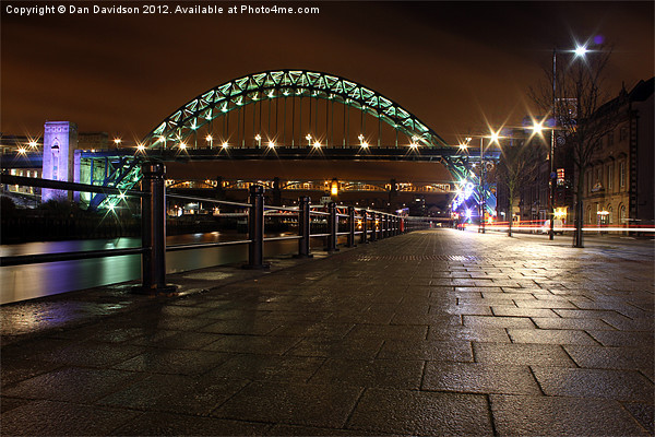 Quayside Nights Picture Board by Dan Davidson