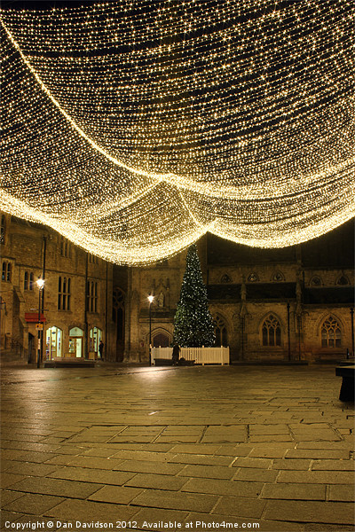 Durham Christmas Lights Picture Board by Dan Davidson
